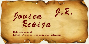 Jovica Repija vizit kartica